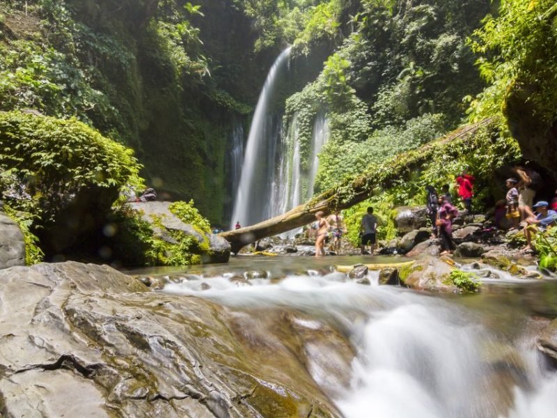 Lombok Benang Kelambu and Benang Stokel Waterfalls Trek